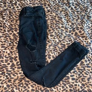 Hollister high rise crop  jean leggings